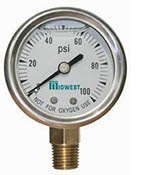 2" Liquid Filled Gauge